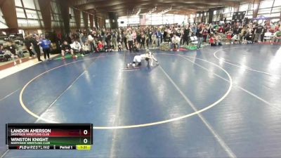 90 lbs Semifinal - Landon Amerson, Shootbox Wrestling Club vs Winston Knight, Northside Wrestling Club