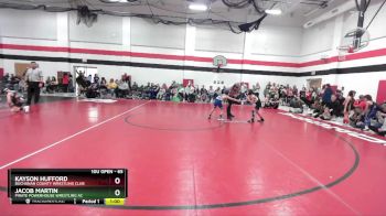 65 lbs Cons. Round 1 - Kayson Hufford, Buchanan County Wrestling Club vs Jacob Martin, Pirate Powerhouse Wrestling Ac