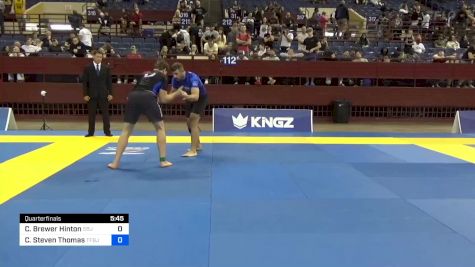 Camden Brewer Hinton vs Carl Steven Thomas 2024 Pan IBJJF Jiu-Jitsu No-Gi Championship