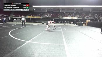 103 lbs 3rd Place - Liliana Voakes, Ottawa University - Arizona vs Elizabeth Brunson, UNLV