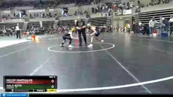 75 lbs Semis & 1st Wrestleback (8 Team) - McCoy Marthaler, Marshall/Lakeview/RTR vs Halo Roth, Perham