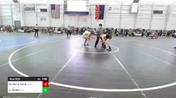 138 lbs Round Of 16 - Jake Honey, Driller WC vs Mario De La Torre, Team Quest