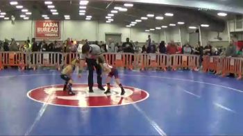 49 lbs Cons. Round 3 - Browning Howard, Prince George Wrestling Assoic vs Jax Gillispie, Bull Island Grappling