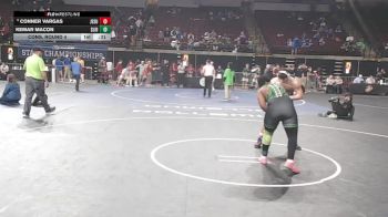 D 1 215 lbs Cons. Round 4 - Conner Vargas, Jesuit vs Kemar Macon, Slidell