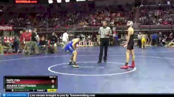 3 lbs Champ. Round 1 - Nate Fish, Linn-Mar vs Koufax Christensen, Waukee Northwest