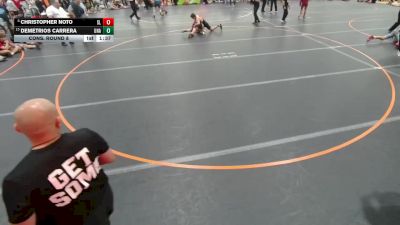 132 lbs Cons. Round 8 - Christopher Noto, Unattached vs Demetrios Carrera, Unattached