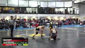 125 lbs Quarterfinal - Jacob Decatur, Baldwin Wallace University vs Zach Phifer, Adrian College