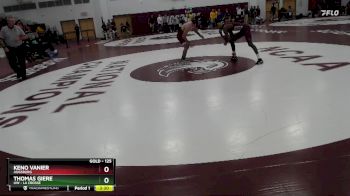 125 lbs Champ. Round 1 - Keno Vanier, Augsburg vs Thomas Giere, UW - La Crosse