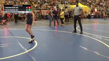 100 lbs Champ. Round 1 - Ellie Mardis SW-, Western Brown Youth Wrestling vs Kolton Ross SE1, Prodigy