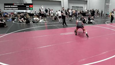116 lbs Round 4 (6 Team) - Matthew Ramos, The Factory vs Carter Burdick, MF Army