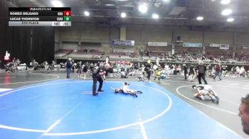 58 lbs 5th Place - Romeo Delgado, Ridge WC vs Lucas Thornton, Duran Elite