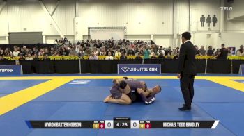 Michael Todd Bradley vs Myron Baxter Hobson 2025 World IBJJF Jiu-Jitsu No-Gi Championship