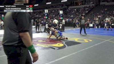 165 lbs Consolation - Wyatt Lewis, Clovis (CS) vs Slava Shahbazyan, Birmingham (LA)