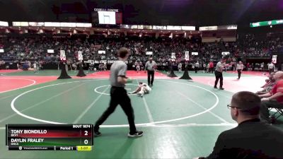 80 lbs Semifinal - Daylin Fraley, OHCA vs Tony Biondillo, BKV1