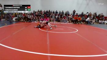 125 lbs Champ. Round 2 - Kaelyn Alleman, Wasatch vs Caydence Watters, Natrona