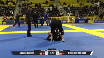 Teonna Marie Wooldridge vs Adrianna M Jackson 2026 World Jiu-Jitsu IBJJF Championship