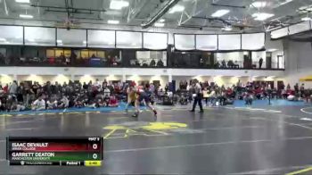 197 lbs Prelim - Isaac DeVault, Hiram College vs Garrett Deaton, Manchester University