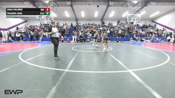 130 lbs Semifinal - Jada Palmer, Skiatook Girls High School vs Valeria Leal, Broken Arrow Girls