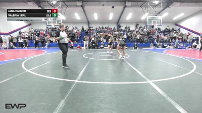 130 lbs Semifinal - Jada Palmer, Skiatook Girls High School vs Valeria Leal, Broken Arrow Girls