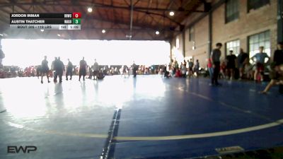 119 lbs Round Of 16 - Jordon Inman, Red Ryder Wrestling Club vs Austin Thatcher, Wagoner Takedown Club