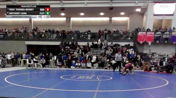 150 lbs Quarterfinal - Troy Torres-Morey, Windham vs Anthony Lara, Platt