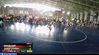 67 lbs Quarters & Wb (16 Team) - Andrew O`Donnell, Mat Demons vs Traycen Ashby, South Central Utah