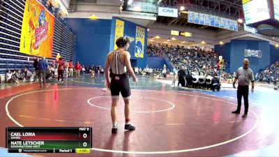 157 lbs Prelim - Cael Loria, Xavier vs Nate Letscher, Downingtown West