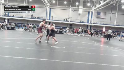 285 lbs Quarterfinal - Parker Ferrell, Virginia Tech vs Austin Kohlhofer, Army-West Point