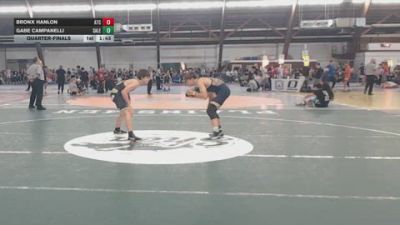 130 lbs Quarterfinal - Bronx Hanlon, Atc vs Gabe Campanelli, Salesianum High School
