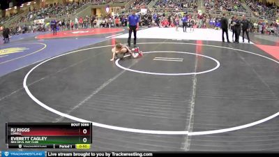 56 lbs Quarterfinal - Rj Riggs, Lowell vs Everett Cagley, Red Devil Mat Club