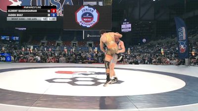 165 lbs Cons. Rd Of 64 - Albert Bagdasarian, California vs Jaden Bult, South Dakota