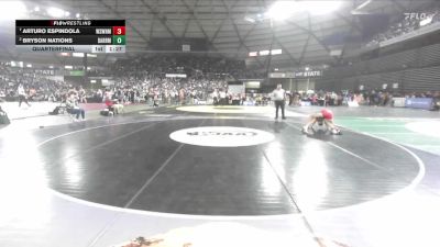 Boys 1B/2B 120 Quarterfinal - Arturo Espindola, White Swan vs Bryson Nations, Darrington