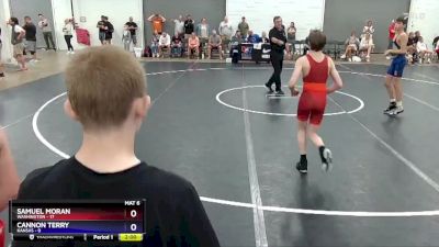 97 lbs Semis & 1st Wrestleback (8 Team) - Samuel Moran, Washington vs Cannon Terry, Kansas