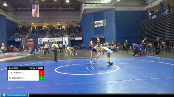 132 lbs Cons. Round 2 - Logan Kisner, Loyola Blakefield vs Colt Schrader, Eastside