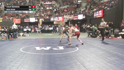 AA - 165 lbs Champ. Round 1 - Colin Mehrens, Helena vs Jack Ryan, Billings West