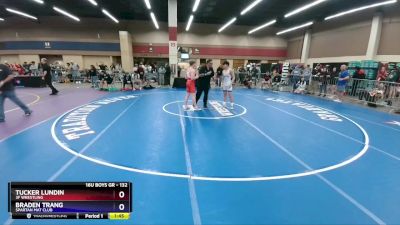 132 lbs Quarterfinal - Tucker Lundin, 3F Wrestling vs Braden Trang, Spartan Mat Club
