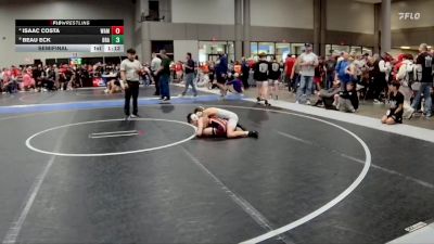 85 lbs Semifinal - Beau Eck, Brawlers vs Isaac Costa, Wamego