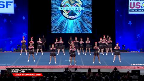 ASPTT Fire Cheerleaders - Firestorm [2025 L5 International Open Semis] 2025 The Cheerleading Worlds