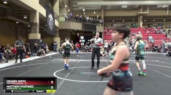 110 lbs Round 4 (6 Team) - Cragen Smith, The Untouchables vs Matthew Martinez, Duran Elite