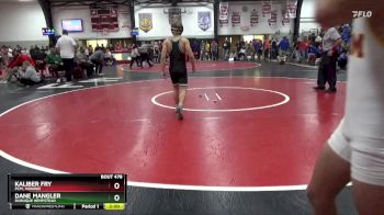 126 lbs Quarterfinal - Kaliber Fry, PCM, Monroe vs Dane Mangler, Dubuque Hempstead