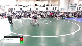 132 lbs Consi Of 16 #1 - Peter Andrade, Barnstable vs Nathan Blackwell, Carver