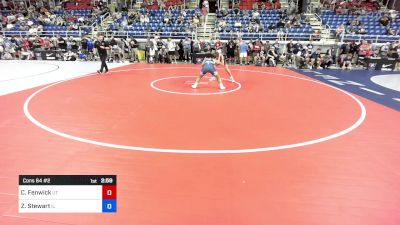 138 lbs Cons 64 #2 - Cole Fenwick, UT vs Zachary Stewart, IL