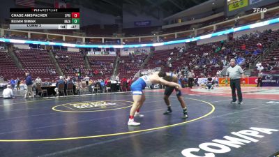 172 lbs Consi 3 - Chase Amspacher, Spring Grove vs Elijah Simak, Nazareth Area