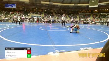 55 lbs Round Of 32 - Leyton Boyd, Delta vs Asher Wilbur, Predator Wrestling