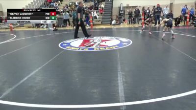 60 lbs Semifinal - Oliver Ladehoff, Pursuit Wrestling Minnesota vs Maddox Knish, WEM/JWP
