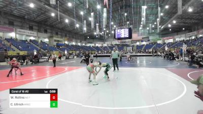 95 lbs Consi Of 16 #2 - Wynston Rollins, No Team vs Caden Ullrich, Wrecking Crew