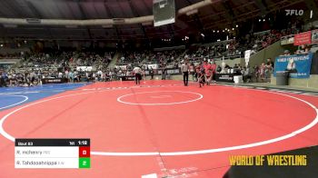 52 lbs Quarterfinal - Roy Mchenry, Prophecy vs Rivers Tahdooahnippah, Elgin Wrestling