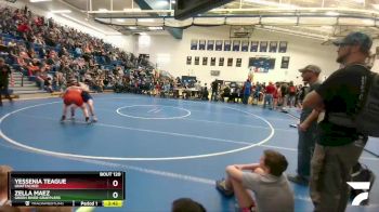 122-127 lbs Round 3 - Yessenia Teague, Unattached vs Zella Maez, Green River Grapplers