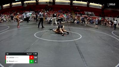 92 lbs Finals (2 Team) - Dominic Pizzuli, Rogue WC vs Sawyer Lauber, Empyre WC Gold