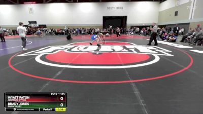 113A Cons. Round 2 - Brady Jones, Grain Valley vs Wyatt Paton, Arkansas City HS